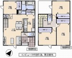 西野5条6丁目B棟間取図